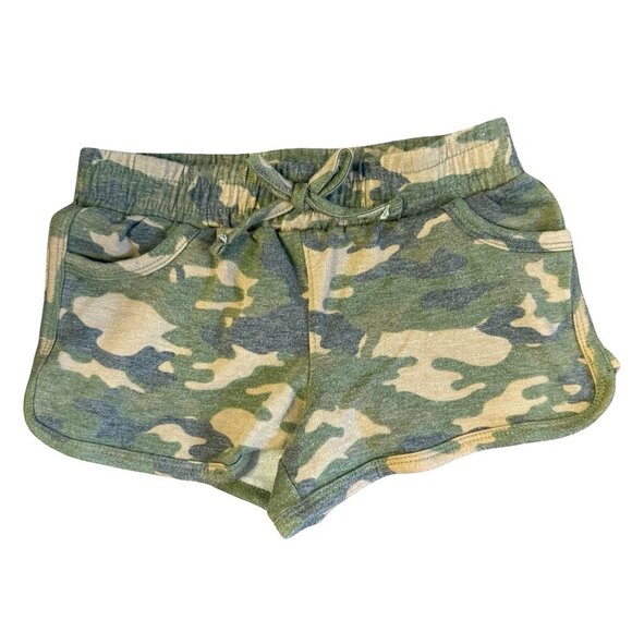 Joes Jeans Camo Print Soft Knit Shorts Green Size 5 - Picture 1 of 6